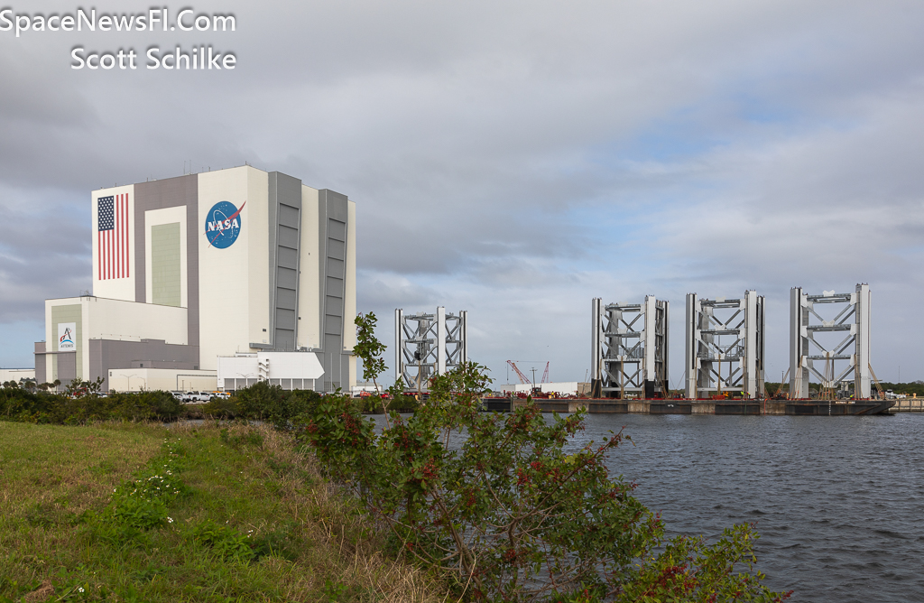 SpaceX Starship Launch Tower Segments Heading to Starbase Tx