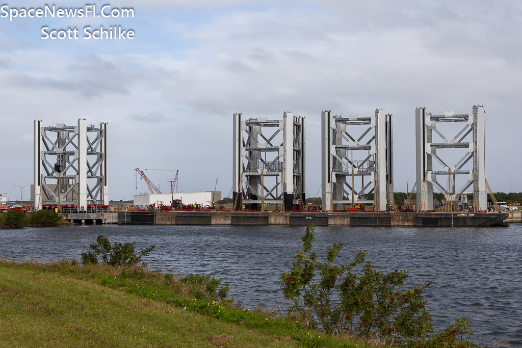 SpaceX Starship Launch Tower Segments Heading to Starbase Tx