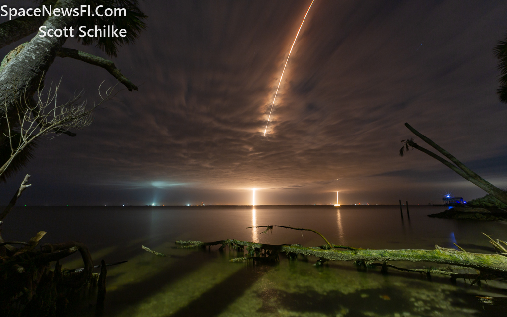 SpaceX NASA PACE Liftoff & RTLS