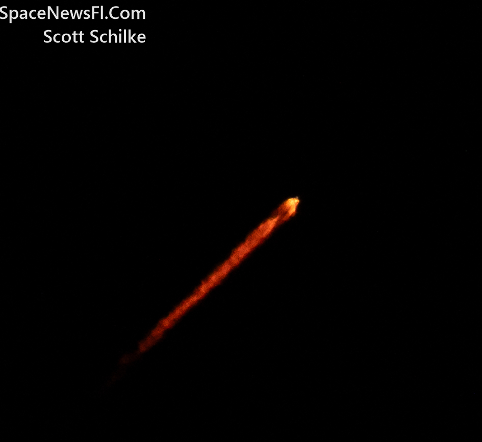 From 200 miles away an inflight photo of SpaceX NASA IM-1