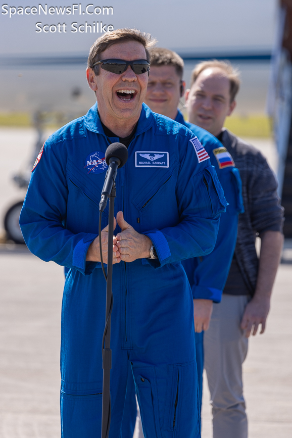 NASA SpaceX Crew 8 Astronauts Arrival KSC