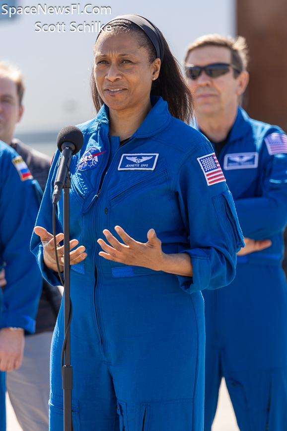 NASA SpaceX Crew 8 Astronauts Arrival KSC