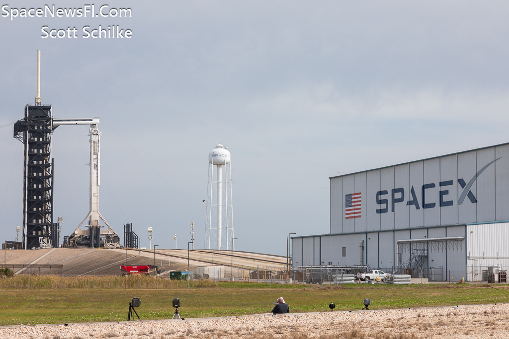 LC-39A Pad Photos During NASA Media Remote Camera Set Up Crew 8