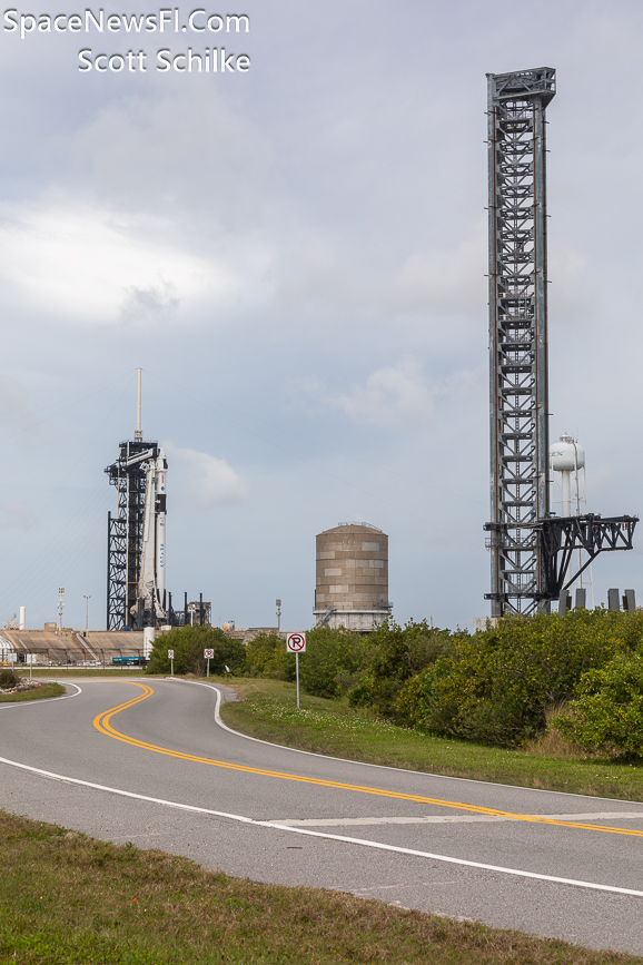 LC-39A Pad Photos During NASA Media Remote Camera Set Up Crew 8