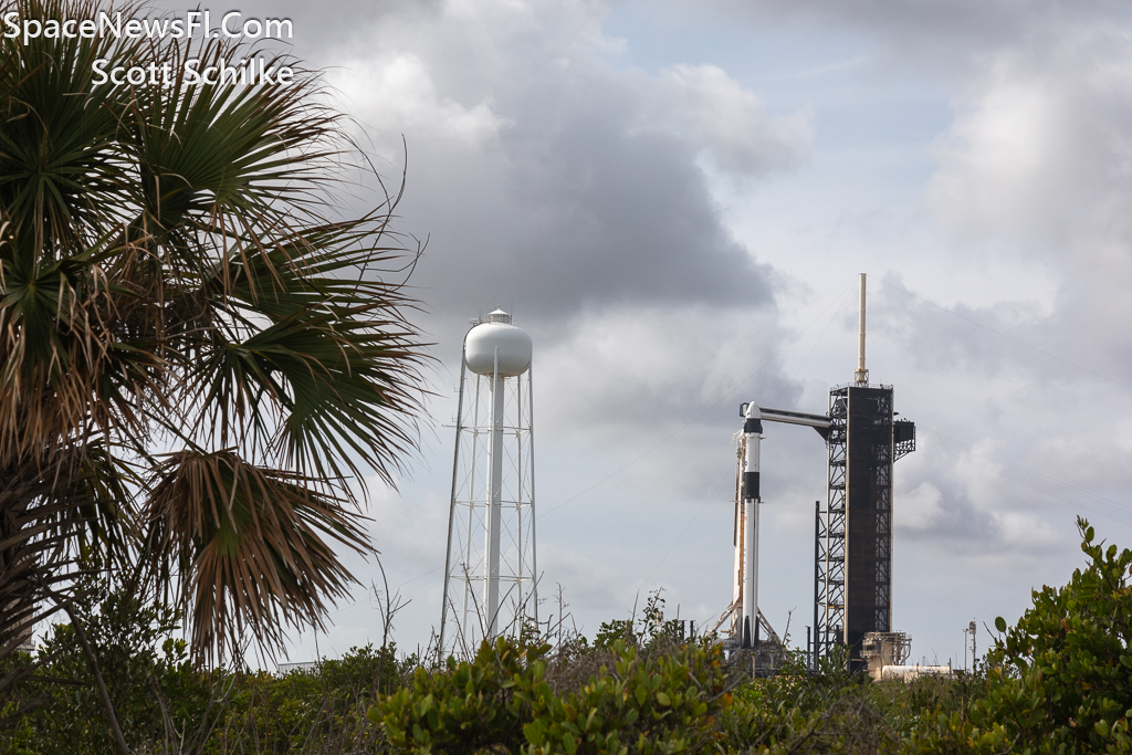 LC-39A Pad Photos During NASA Media Remote Camera Set Up Crew 8