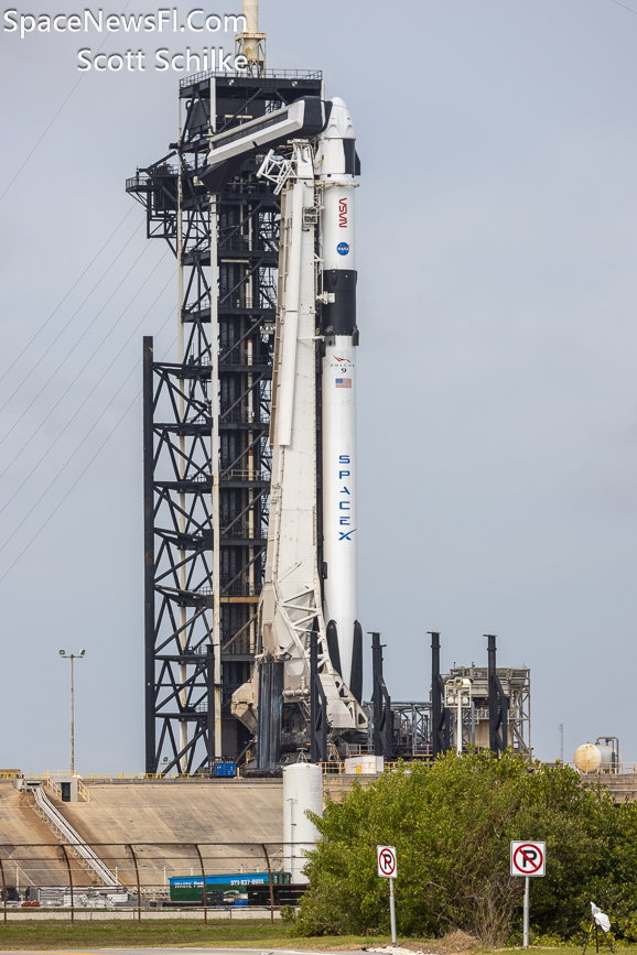LC-39A Pad Photos During NASA Media Remote Camera Set Up Crew 8