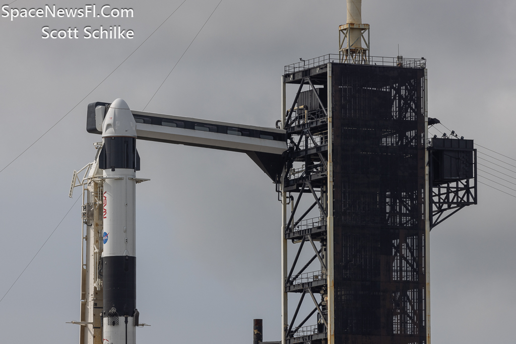 LC-39A Pad Photos During NASA Media Remote Camera Set Up Crew 8
