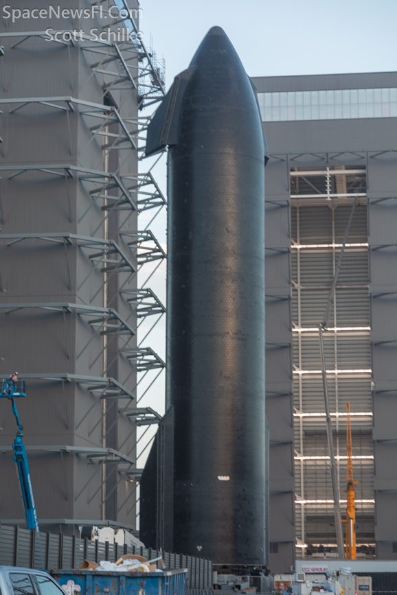 Starship 29 rolled back to production site after spin prime test