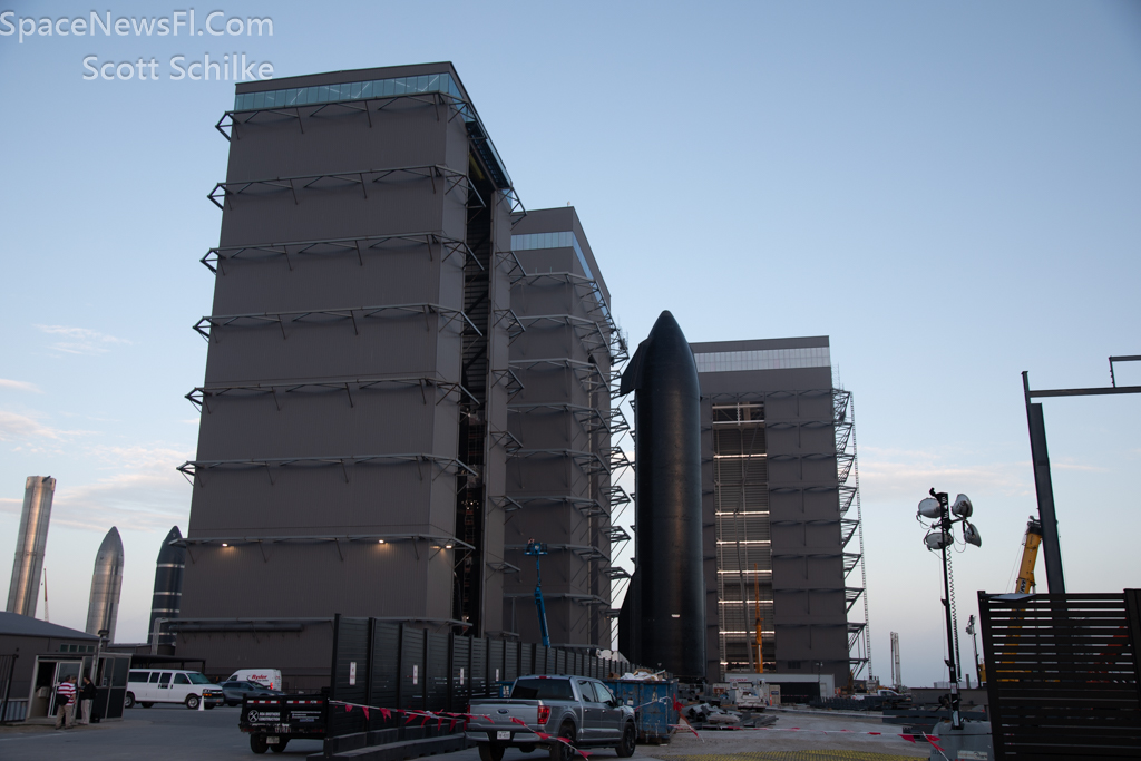 Starship 29 rolled back to production site after spin prime test