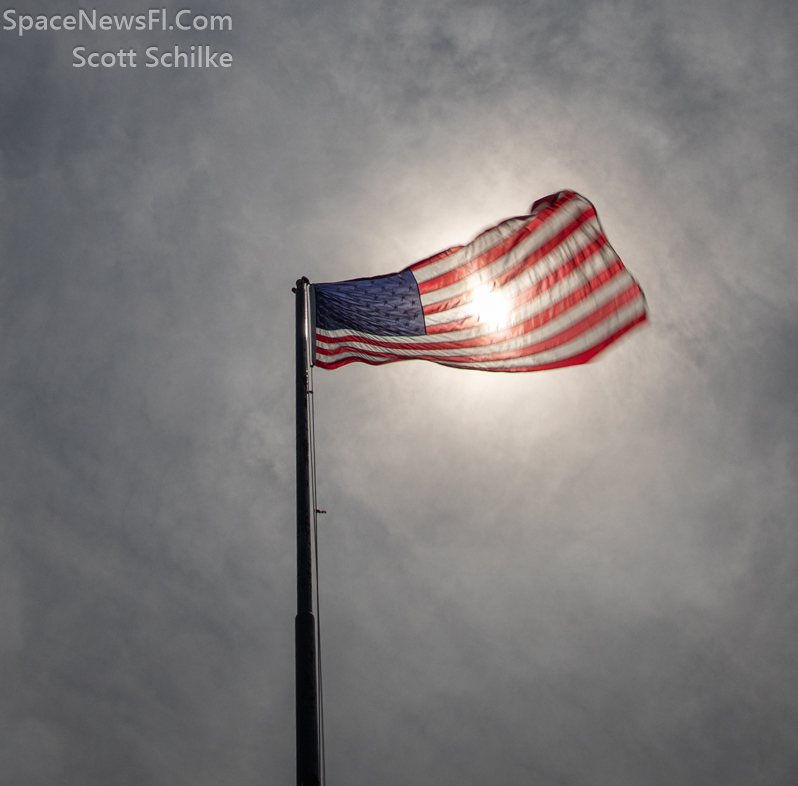 50% Solar Eclipse April 8th 2024 From Kennedy Space Center 39 Press Site