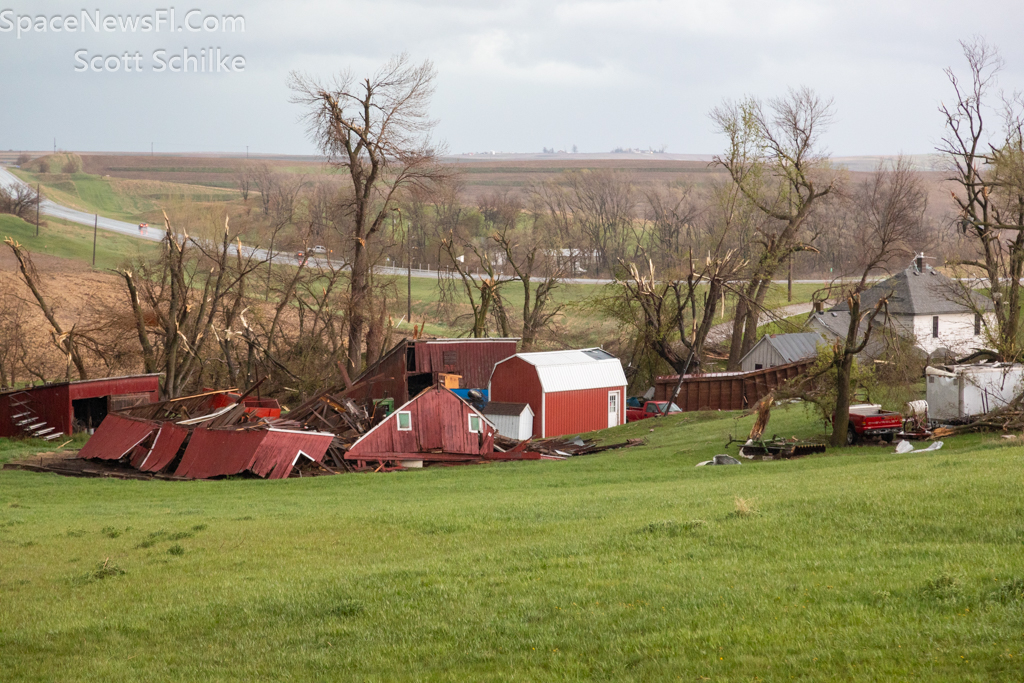 April 26th Housed Damaged Around Shelby Iowa