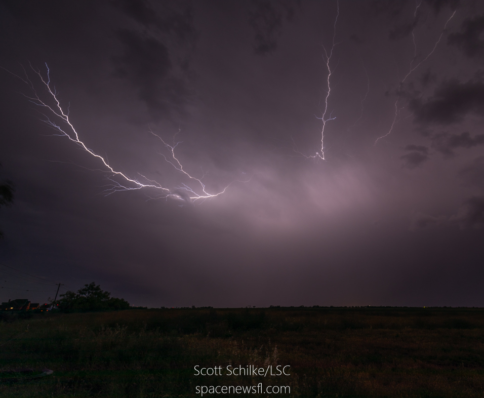 April 27th 2024 Lightning Along I-44 Burkburnett Texas PDS Tornadic Supercell