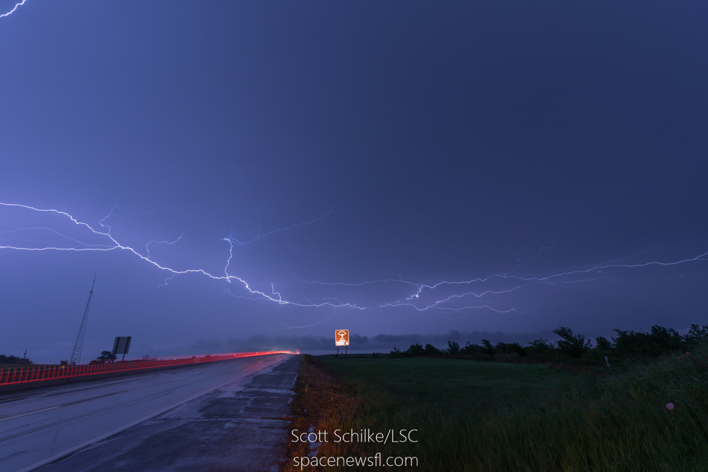 April 27th 2024 Lightning Along I-44 Burkburnett Texas PDS Tornadic Supercell