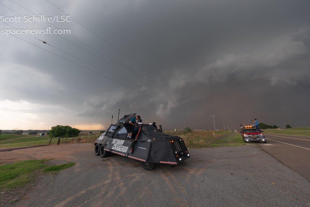 TIV 2 Tornado Intercept Armored Vehicle In Action Live Storm Chasers