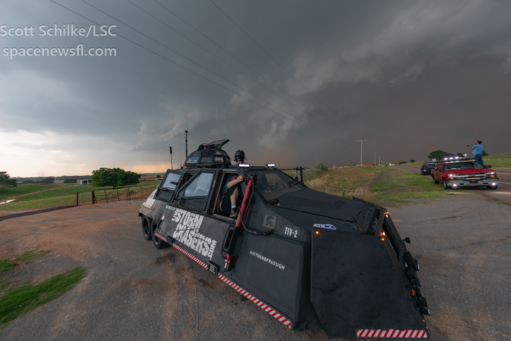 TIV 2 Tornado Intercept Armored Vehicle In Action Live Storm Chasers