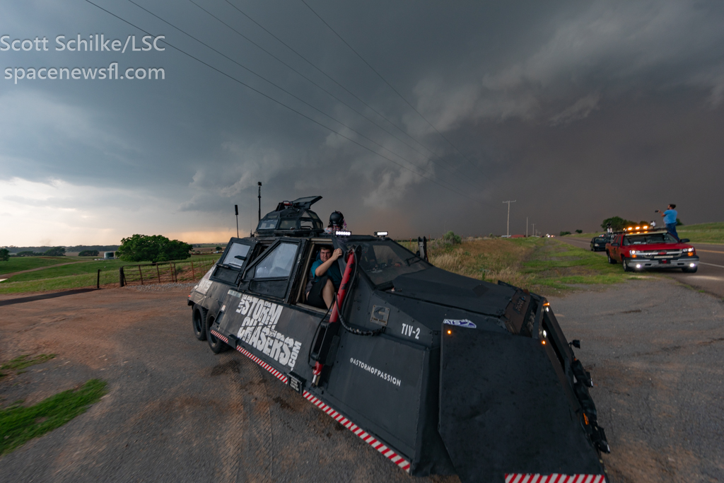 TIV 2 Tornado Intercept Armored Vehicle In Action Live Storm Chasers