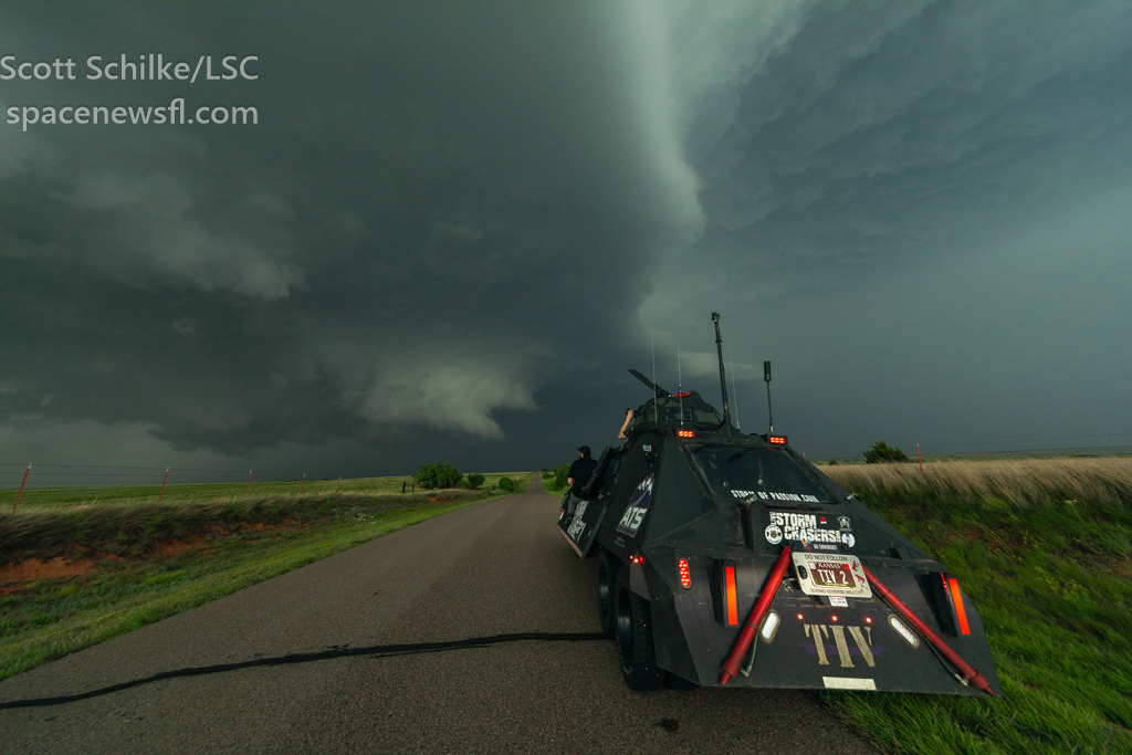 TIV 2 Tornado Intercept Armored Vehicle In Action Live Storm Chasers