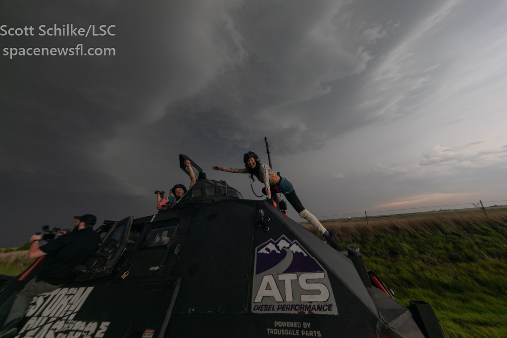 TIV 2 Tornado Intercept Armored Vehicle In Action Live Storm Chasers