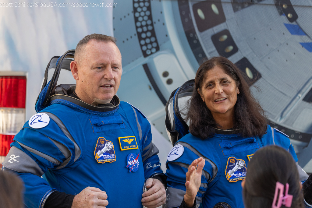 June 1st NASA Boeing CFT Crew Walkout Butch Wilmore & Suni Williams Before Mission Scrubbed
