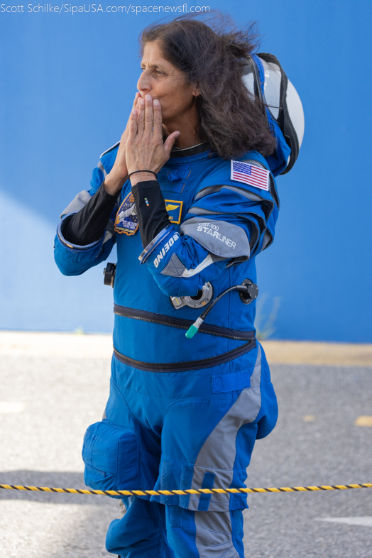 June 1st NASA Boeing CFT Crew Walkout Butch Wilmore & Suni Williams Before Mission Scrubbed