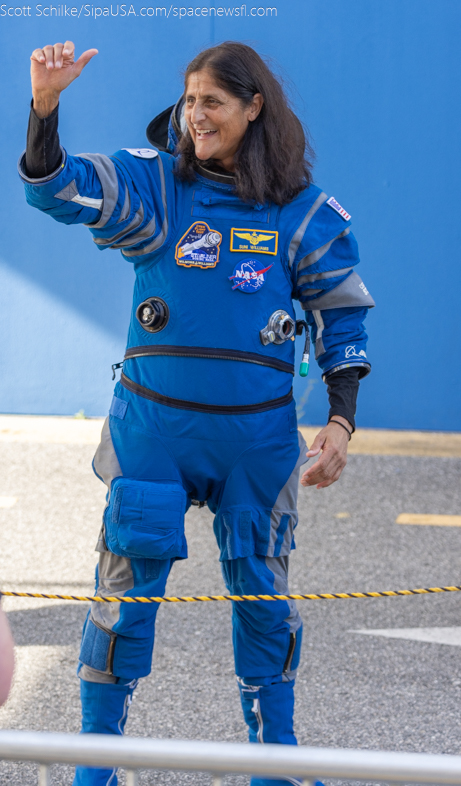 June 1st NASA Boeing CFT Crew Walkout Butch Wilmore & Suni Williams Before Mission Scrubbed