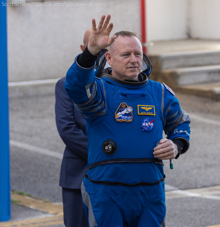 June 1st NASA Boeing CFT Crew Walkout Butch Wilmore & Suni Williams Before Mission Scrubbed