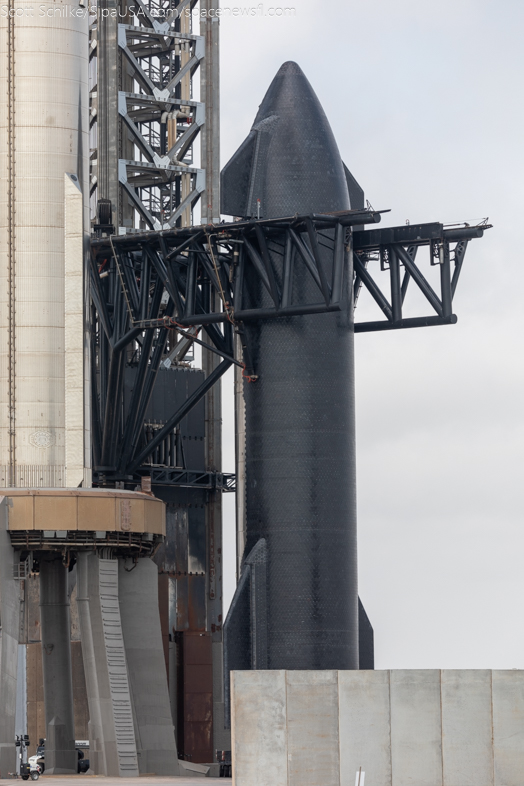 June 4th Final Destacking of S29 B11 For FTS Arming Starbase Texas