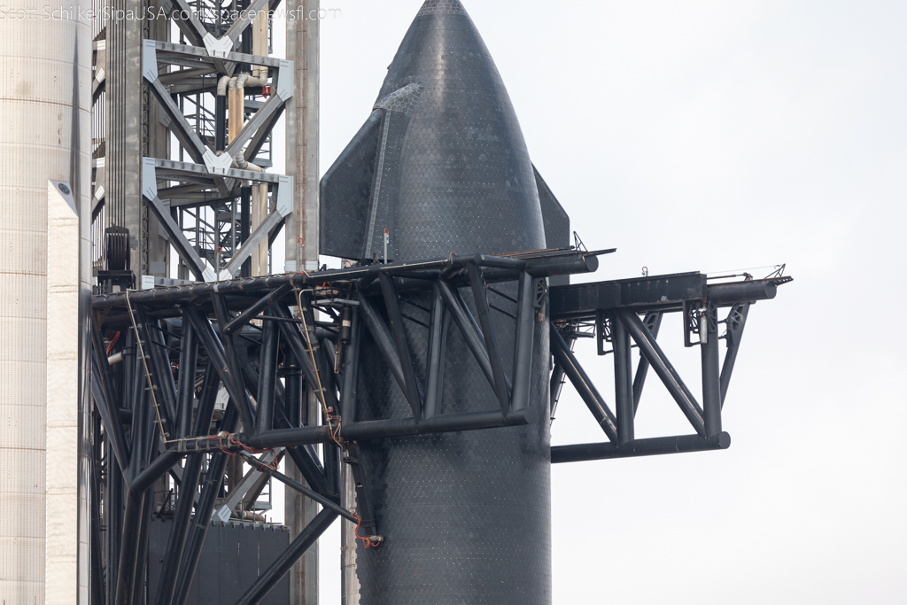 June 4th Final Destacking of S29 B11 For FTS Arming Starbase Texas