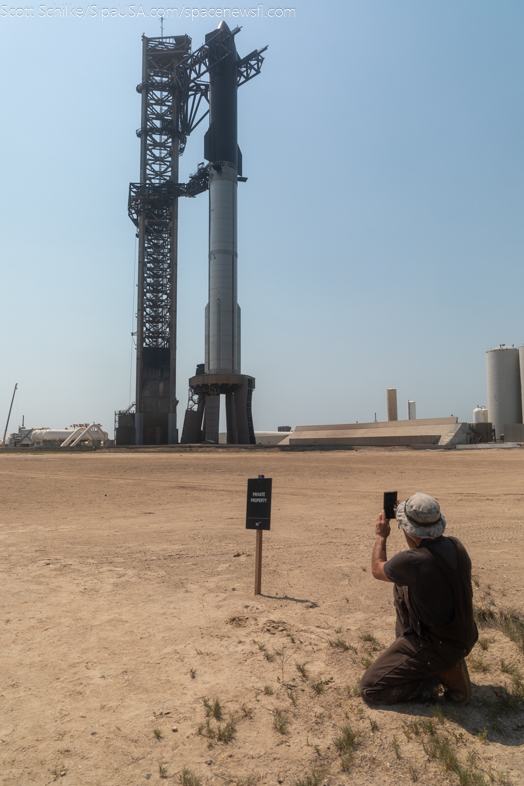 June 5th 2024 Final Full Stack of SpaceX Starship IFT-4 FTS Is Armed