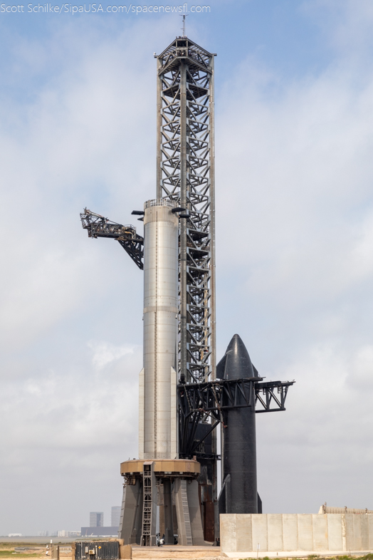 June 4th Final Destacking of S29 B11 For FTS Arming Starbase Texas