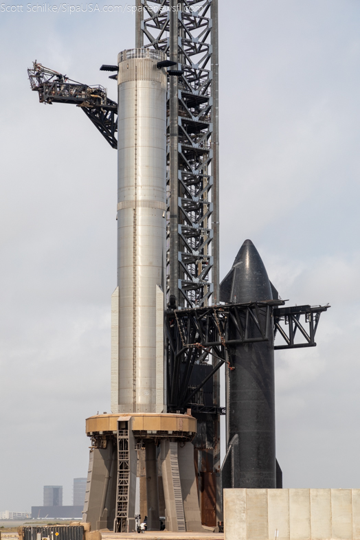 June 4th Final Destacking of S29 B11 For FTS Arming Starbase Texas