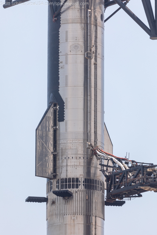 June 5th 2024 Final Full Stack of SpaceX Starship IFT-4 FTS Is Armed