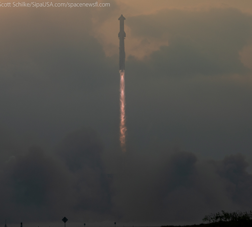 Historic Liftoff 7:50 AM CDT SpaceX Starship IFT-4 Success Boca Chica Texas