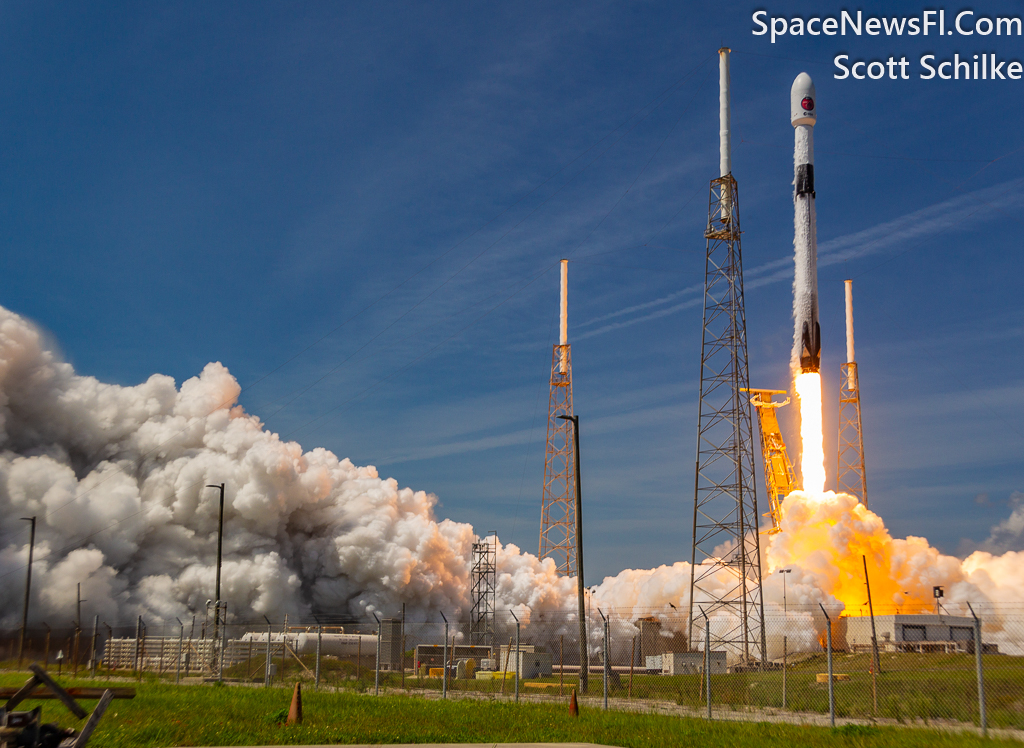 SpaceX Euclid 5 Seconds After liftoff