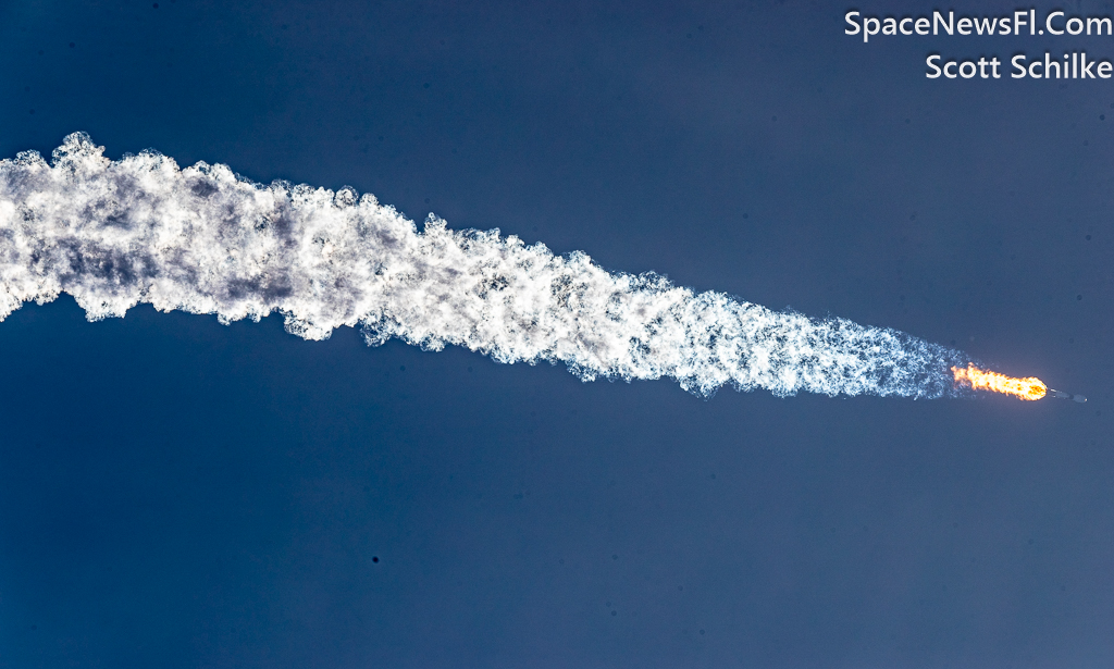 Miles Down Range Falcon 9 Is Transonic