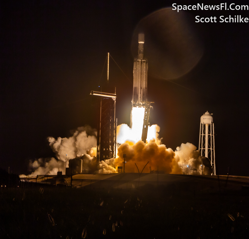 Some Night Dew On The Lens Gives A Unique Perspective Out On The Launch Pad