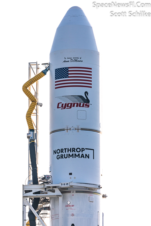 Close Up of Dr. Laurel Clark Cygnus Cargo Craft