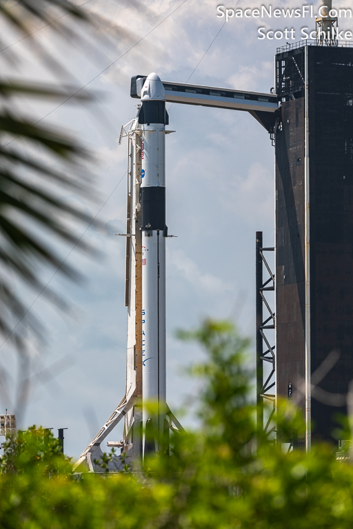 NASA Crew 7 At SpaceX LC-39 Launch Site