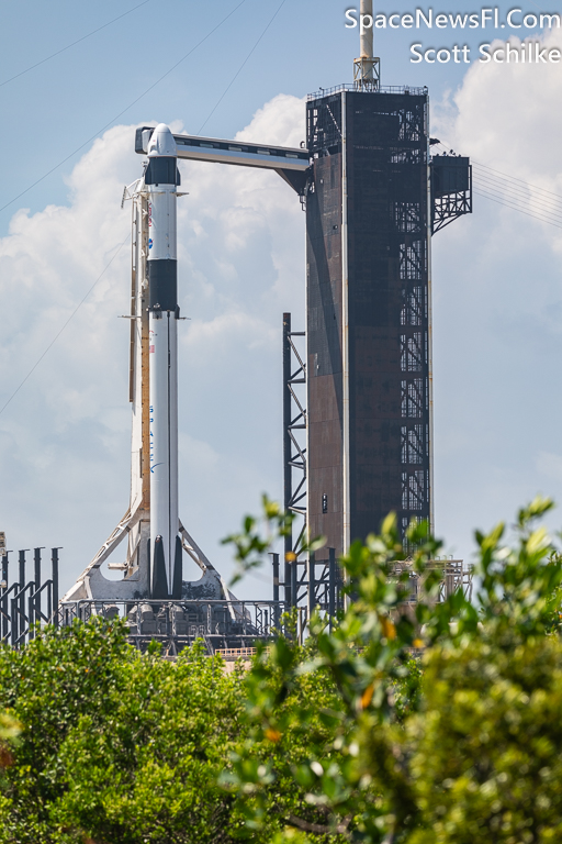 NASA Crew 7 At SpaceX LC-39 Launch Site