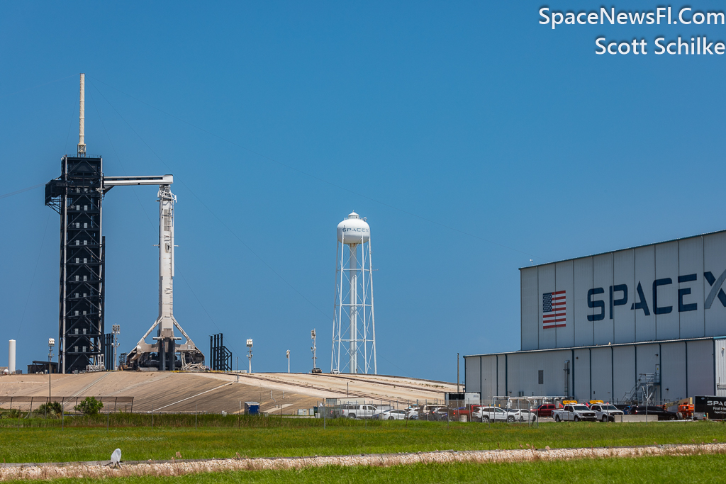 NASA Crew 7 At SpaceX LC-39 Launch Site