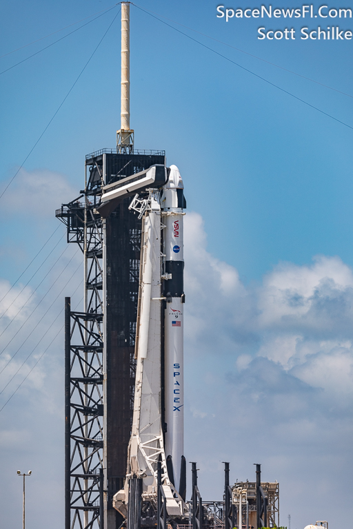 NASA Crew 7 At SpaceX LC-39 Launch Site