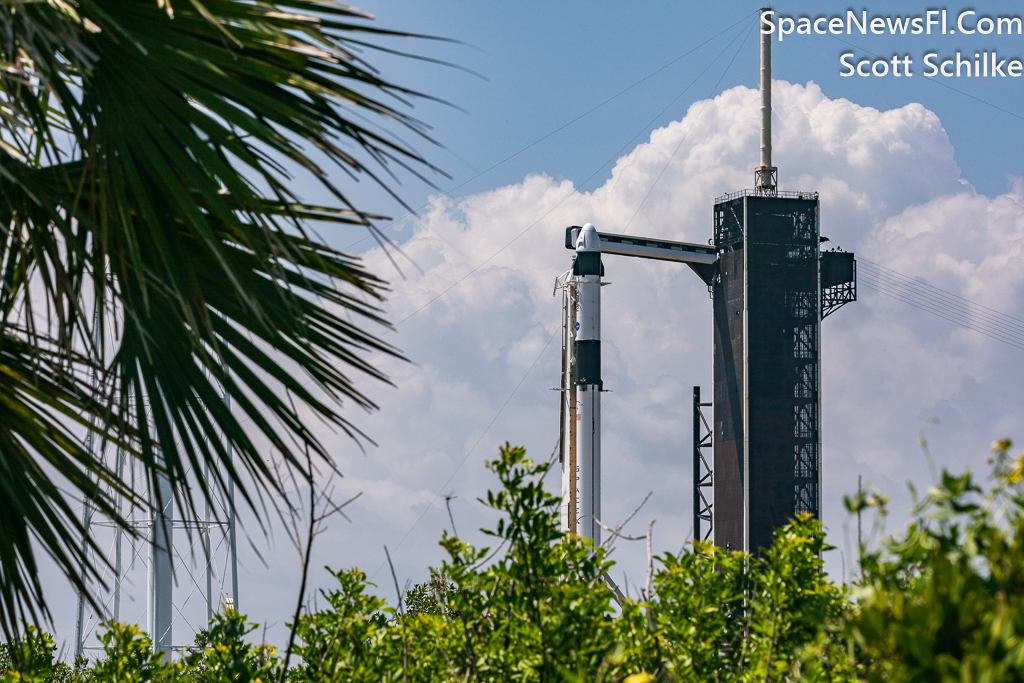 NASA Crew 7 At SpaceX LC-39 Launch Site