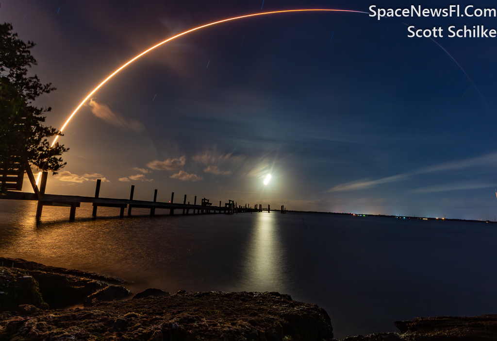 Long Exposure Streak Shot From Indian River Cocoa Fl.