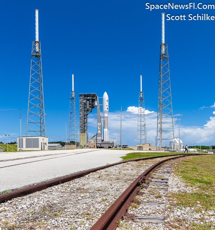 One Side Of The Rail Tracks That The Rocket Uses To Get To The Pad