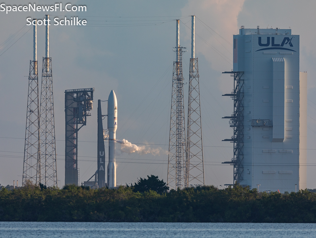 Venting LOX Just Before Liftoff at 8:47 AM 9-10-23