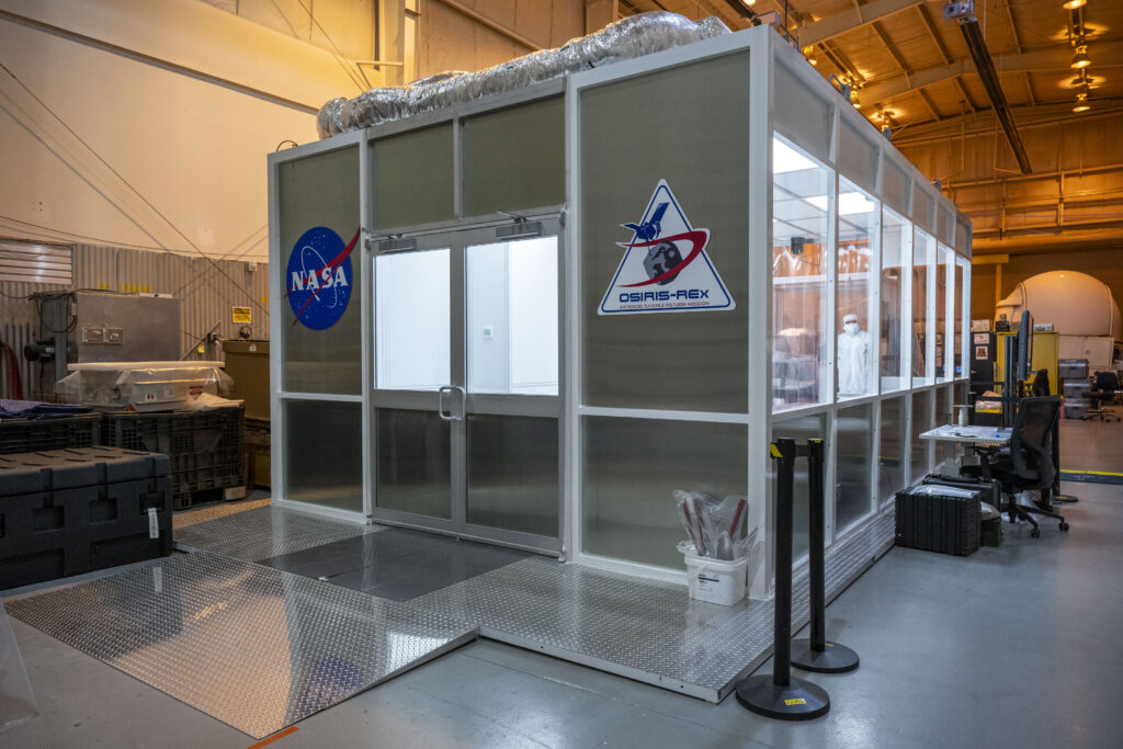 NASA Bennu Sample Return Clean Room Houston Texas Image Credit NASA