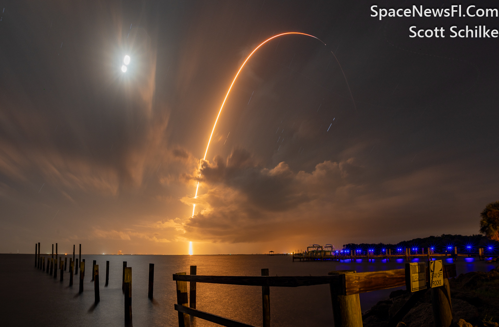 SpaceX Starlink 6-21 B-1076-8 Oct. 5th 2023 At 1:36 AM Thursday SLC-40