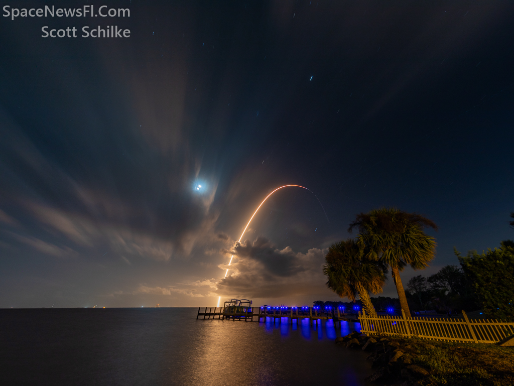 SpaceX Starlink 6-21 B-1076-8 Oct. 5th 2023 At 1:36 AM Thursday SLC-40