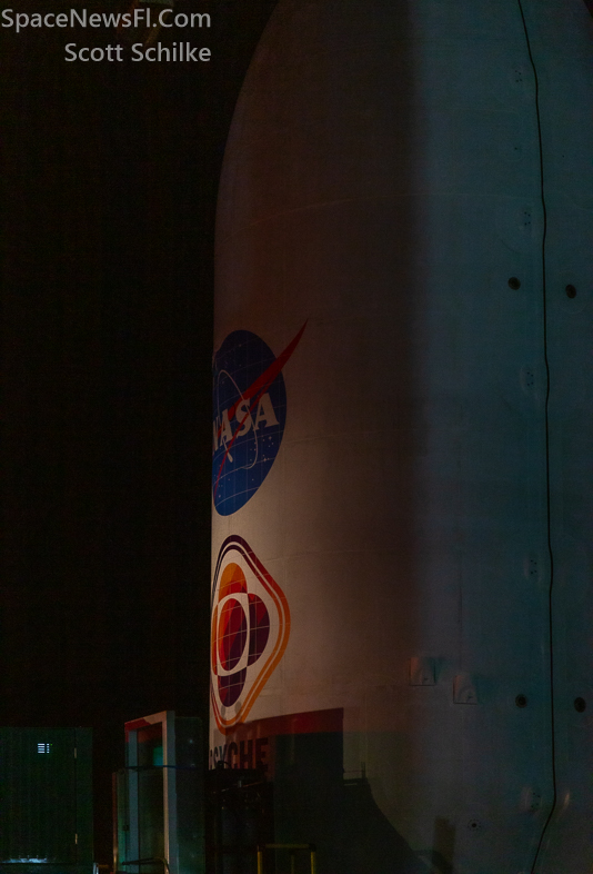 NASA SpaceX Falcon Heavy Payload Psyche Spacecraft & Fairings Begins The 21 Month Journey