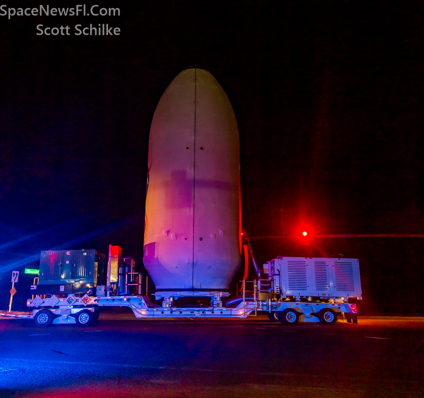 NASA SpaceX Falcon Heavy Payload Psyche Spacecraft & Fairings Begins The 21 Month Journey